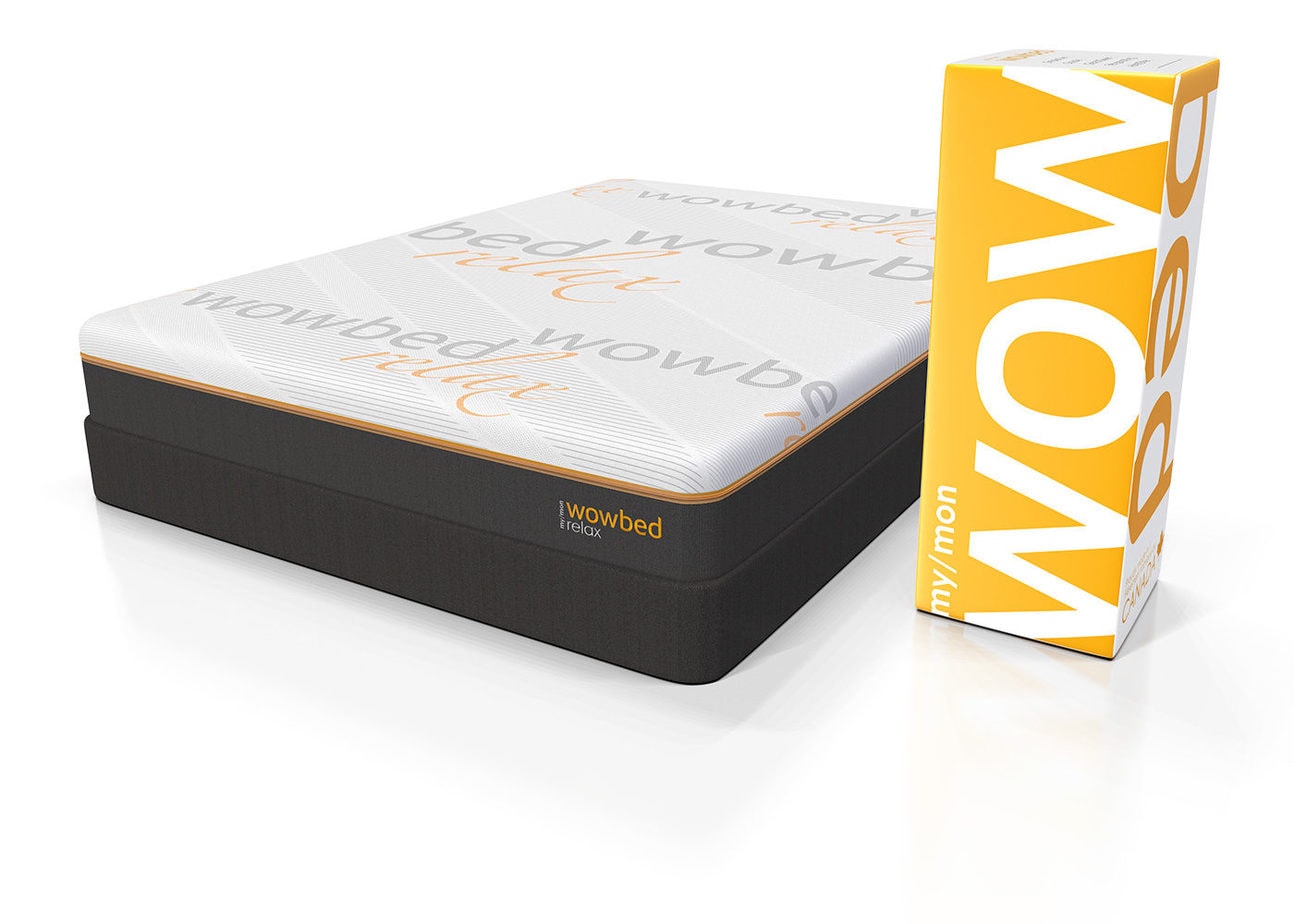 The Wowbed Relax mattress in a box