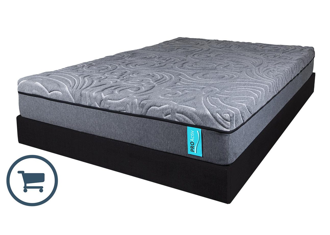 Krypton - Matelas mousse mémoire infusée de graphite et ressorts ensachés - La Place