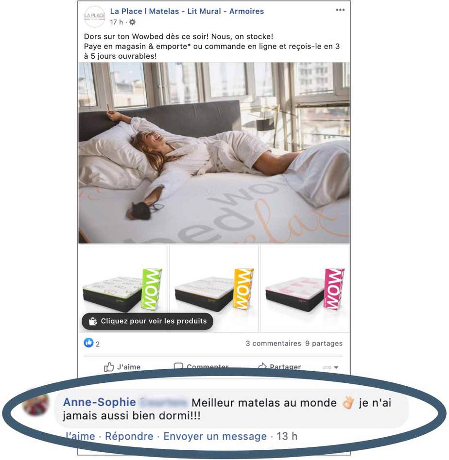 Avis Matelas Wowbed | LA PLACE