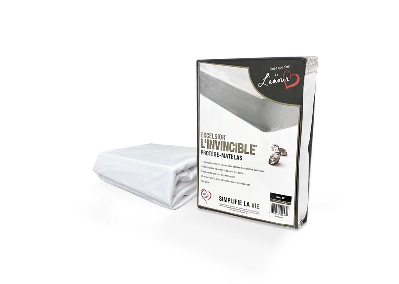 Couvre-matelas Invincible imperméable hypoallergénique - LA PLACE