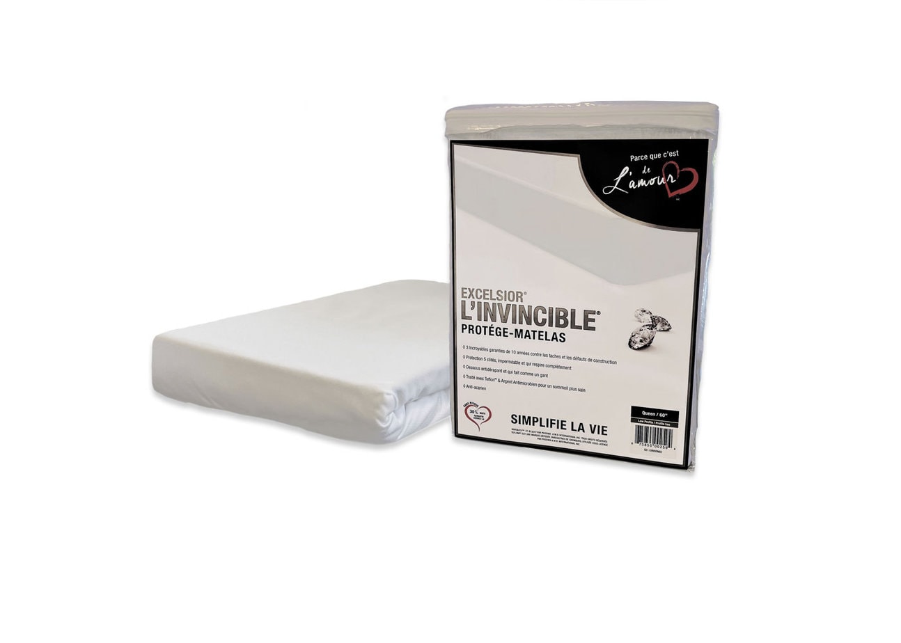 Couvre-matelas Invincible imperméable hypoallergénique - LA PLACE